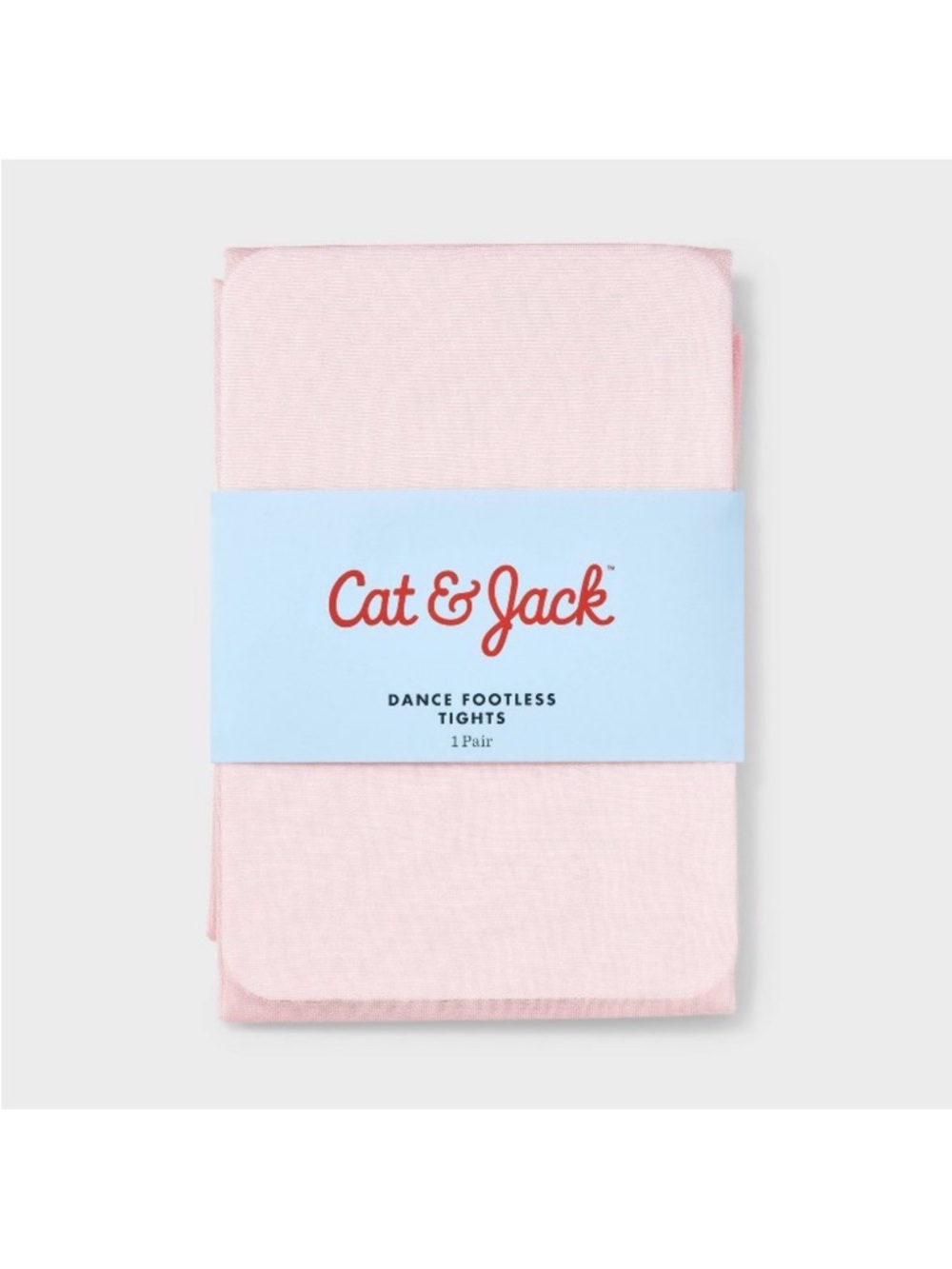 Cat & Jack Dance Footless Tights - Light Pink- Size M (7-10)